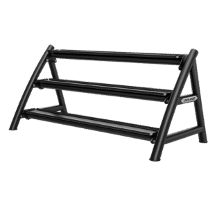 Support LIVEPRO LP8906 à trois étages pour rangement haltères et kettlebells